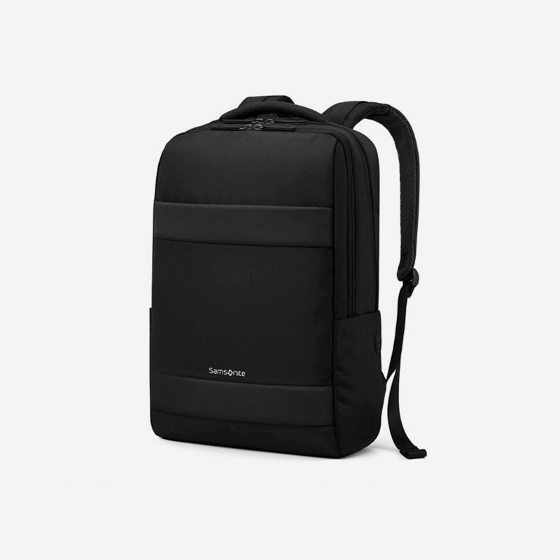 新秀丽(Samsonite)双肩包电脑包男士15.6英寸商务背包旅行包苹果笔记本书包 TX5黑色