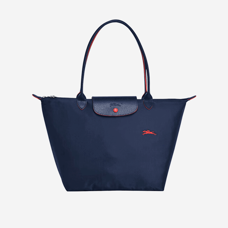 珑骧(longchamp) longchamp 尼龙 奔马刺绣 长柄大号 单肩包 1899 619 海军蓝